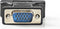 Nedis VGA-Adapter - VGA Male - DVI-I 24+5-Pins Female - Vernikkeld - Recht - ABS / Metaal - Zwart - Blister