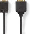 Nedis VGA-Kabel - VGA Male - 2x VGA Female - Verguld - Maximale resolutie: 1280x768 - 0.20 m - Rond - ABS - Zwart - Envelop