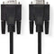 Nedis VGA-Kabel - VGA Male - VGA Female 15p - Vernikkeld - Maximale resolutie: 1280x800 - 2.00 m - Rond - ABS - Zwart - Envelop