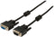 Nedis VGA-Kabel - VGA Male - VGA Female 15p - Vernikkeld - Maximale resolutie: 1280x800 - 20.0 m - Rond - ABS - Zwart - Polybag