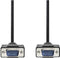 Nedis VGA-Kabel - VGA Male - VGA Male - Vernikkeld - Maximale resolutie: 1280x768 - 10.0 m - Rond - ABS - Zwart - Envelop