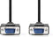 Nedis VGA-Kabel - VGA Male - VGA Male - Vernikkeld - Maximale resolutie: 1024x768 - 3.00 m - Rond - ABS - Zwart - Doos