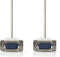 Nedis VGA-Kabel - VGA Male - VGA Male - Vernikkeld - Maximale resolutie: 1024x768 - 2.00 m - Rond - ABS - Ivoor - Envelop