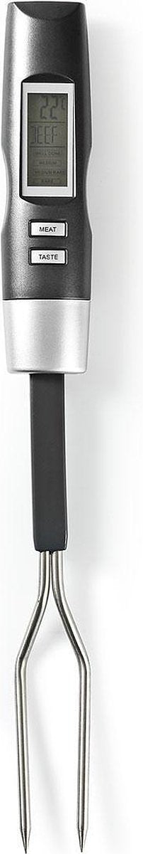 Nedis Vleesthermometer - Temperatuurinstelling - LCD-Scherm - 0 - 110 °C - Zilver / Zwart