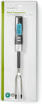 Nedis Vleesthermometer - Temperatuurinstelling - LCD-Scherm - 0 - 110 °C - Zilver / Zwart