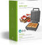 Nedis Wafelijzer - Belgische wafels - 22 x 12.5 cm - 1200 W - Automatische temperatuurregeling - ABS / Aluminium