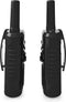 Nedis Walkie talkie Set - 2 Handsets - Tot 6 km - Frequentiekanalen: 8 - PTT / VOX - tot 3 uur - Koptelefoonoutput - 2 Headsets - Zwart