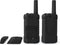 Nedis Walkie talkie Set - 2 Handsets - Tot 6 km - Frequentiekanalen: 8 - PTT / VOX - tot 3 uur - Koptelefoonoutput - 2 Headsets - Zwart