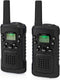 Nedis Walkie talkie Set - 2 Handsets - Tot 6 km - Frequentiekanalen: 8 - PTT / VOX - tot 3 uur - Koptelefoonoutput - 2 Headsets - Zwart