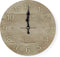 Nedis Wandklok - Diameter: 300 mm - Hout - Beige / Bruin