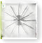 Nedis Wandklok - Diameter: 340 mm - Metaal - Zilver