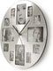 Nedis Wandklok - Diameter: 400 mm - Metaal - Zilver