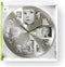 Nedis Wandklok - Diameter: 400 mm - Metaal - Zilver