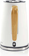 Nedis Waterkoker - 1.7 l - Soft-Touch - Wit - 360 graden draaibaar - Verborgen verwarmingselement - Strix-controller - Droogkookbeveiliging