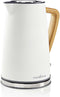 Nedis Waterkoker - 1.7 l - Soft-Touch - Wit - 360 graden draaibaar - Verborgen verwarmingselement - Strix-controller - Droogkookbeveiliging