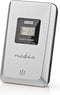 Nedis Weerstation - Binnen & Buiten - Inclusief draadloze weersensor - Weersvoorspelling - Tijdweergave - LCD-Scherm - Wekkerfunctie
