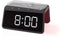 Nedis Wekker met Draadloze Lader - Qi gecertificeerd - 5 / 7.5 / 10 / 15 W - USB-A Male - Nachtlamp - 2 Alarmtijden - Snoozefunctie