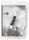 Nedis XLR-Adapter - XLR 3-Pins Male - 6,35 mm Male - Vernikkeld - Recht - Metaal - Zwart - 1 Stuks - Polybag