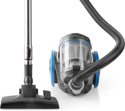 Nedis Zakloze Stofzuiger - Zakloos - 700 W - Stof capaciteit: 3.5 l - Combi-Borstel / Parketborstel - Actieradius: 8 m - HEPA-luchtfilter - Antraciet / Blauw