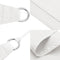 vidaXL - Zonnescherm - driehoekig - 5x5x5 - m - oxford - stof - wit