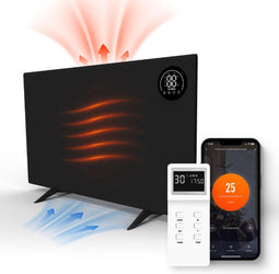 FlinQ Hybrid - Convectorkachel - Infrarood & Convectiewarmte - Zwart - 800W