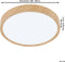 EGLO Musurita - Plafondlamp - LED - Ø 34 cm - Bruin - Badkamer (1 stuk)