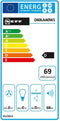 Neff D60LAA0W1 Afzuigkap 250 m³/uur Onderbouw Wit D