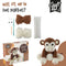 Craft ID Haakpakket Aapje | amigurumi haken nederlands | Haakpakketten knuffels | Geschikt voor 12 jaar en ouder | Haakpakketten voor volwassenen