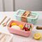 Bento Box met Lekvrije Deksel - Stijlvol en Duurzaam | Beige