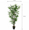 Mica Decorations Bamboe kunstplant - 120 x 75 cm - Voor binnen - Groen