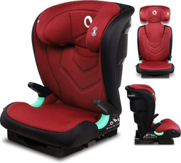 Lionelo Neal - i-Size Autostoel 100-150 cm - ISOFIX - Verstelbare hoofdsteun 14 posities - Ventilatiesysteem - Zijbescherming - Rood