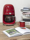 SMEG DCF02RDEU - Filterkoffiemachine - 10 koppen - Rood