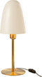 J-Line tafellamp - metaal - wit/goud