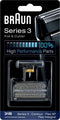 Braun Series 3 31B - Vervangend Scheerblad - Zwart