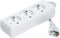 Neklan 1.2m Power Extension power uitbreiding 1,2 m 3 AC-uitgang(en) Wit