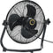 Vloerventilator 3 snelheden 100 W 55 cm zwart