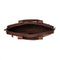 The Chesterfield Brand Schoudertas Afzonderlijke gevallen met laptopvak Calvi Computerbag Brown Bruine