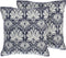 NEMESIA - Sierkussen set van 2 - Blauw - 45 x 45 cm - Katoen