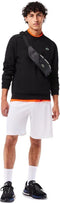 Lacoste Sweatshirt - Mesh-Panelen - Maat L - Ronde Hals - Zwart