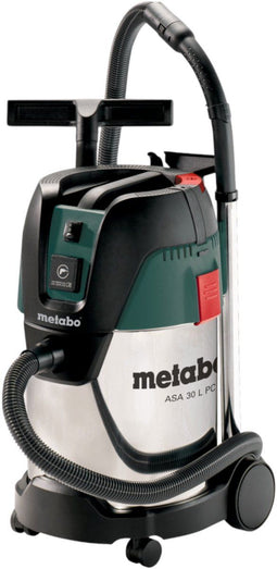 Metabo ASA 30 L - Nat- en droogzuiger - 30 L roestvrijstalen reservoir - 1250 W (1 stuk)