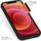 Accezz iPhone 12 Mini - Back Cover - Liquid Silicone Geschikt voor MagSafe - Zwart