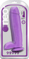 Neo 10 inch Dual Density Dildo Neon Purple