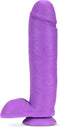 Neo 10 inch Dual Density Dildo Neon Purple