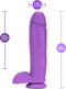 Neo 11 inch Dual Density Dildo Neon Purple