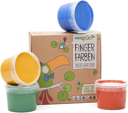 neogrün Fingerfarben 4er Set Aki