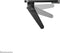 Neomounts AWL28-220BL1 universele multimedia steun met een breedte van 30 cm.