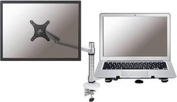 Neomounts by Newstar FPMA-D300NOTEBOOK steun voor laptop en scherm t/m 27" - Zilver