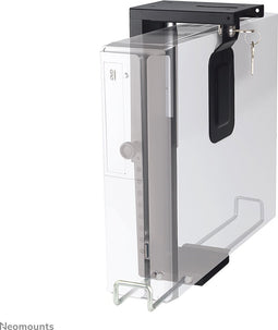 Neomounts CPU-D075BLACK/LK PC steun - montage aan bureau - hoogteverstelling 20-36 cm - breedteverstelling 5-10 cm - vergrendelbaar - zwart