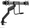 Neomounts DS75-450BL2 full motion monitorarm 2 schermen - 17-32