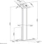 Neomounts FL15-750WH1 tablet vloersteun voor 9,7-11